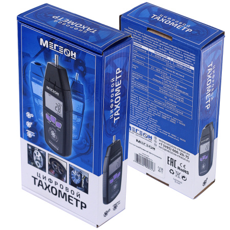 Контактный/Лазерный фототахометр МЕГЕОН 18003 купить по низкой цене | МАКСПРОФИТ