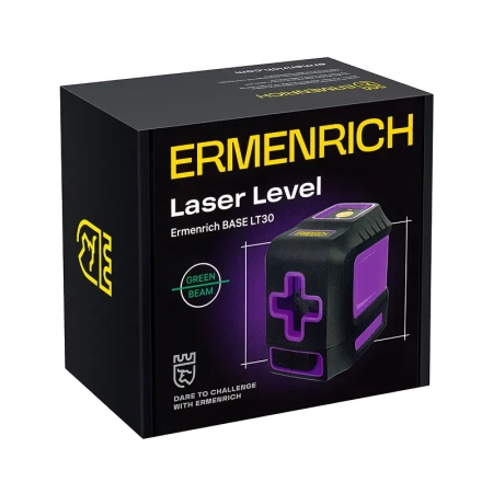 Лазерный уровень Ermenrich BASE LT30, фиолетовый купить по низкой цене | МАКСПРОФИТ