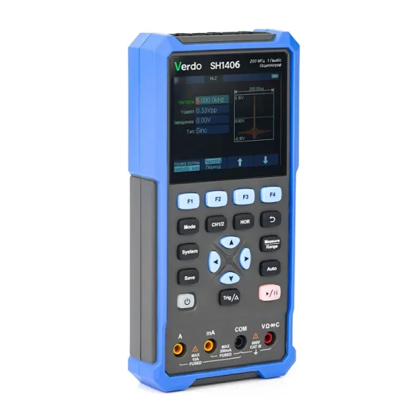 Осциллограф-мультиметр VERDO SH1406 с генератором купить по низкой цене | МАКСПРОФИТ