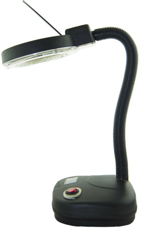 Бестеневая лампа-лупа с люминесцентным кольцом МЕГЕОН 02809 купить по низкой цене | МАКСПРОФИТ