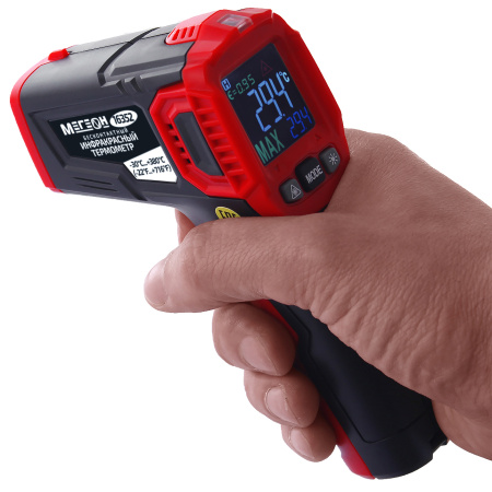 Инфракрасный термометр (пирометр) МЕГЕОН 16352 купить по низкой цене | МАКСПРОФИТ