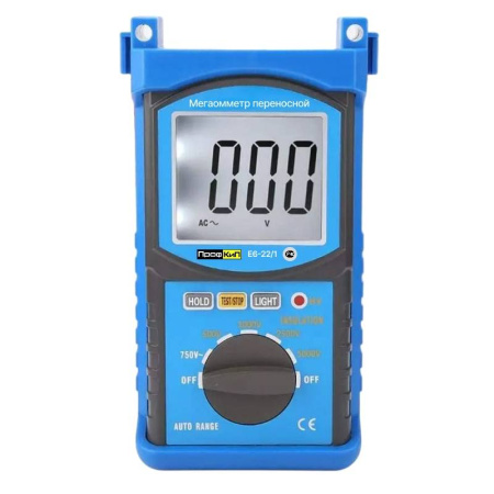Мегаомметр цифровой ПрофКиП Е6-22/1 купить по низкой цене | МАКСПРОФИТ